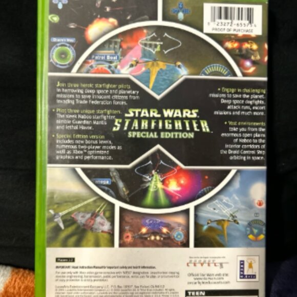 Star Wars Starfighter Special Edition Xbox Original - Picture 2 of 4